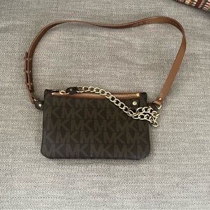 Michael KORS Brown small 8x5 Fanny pack